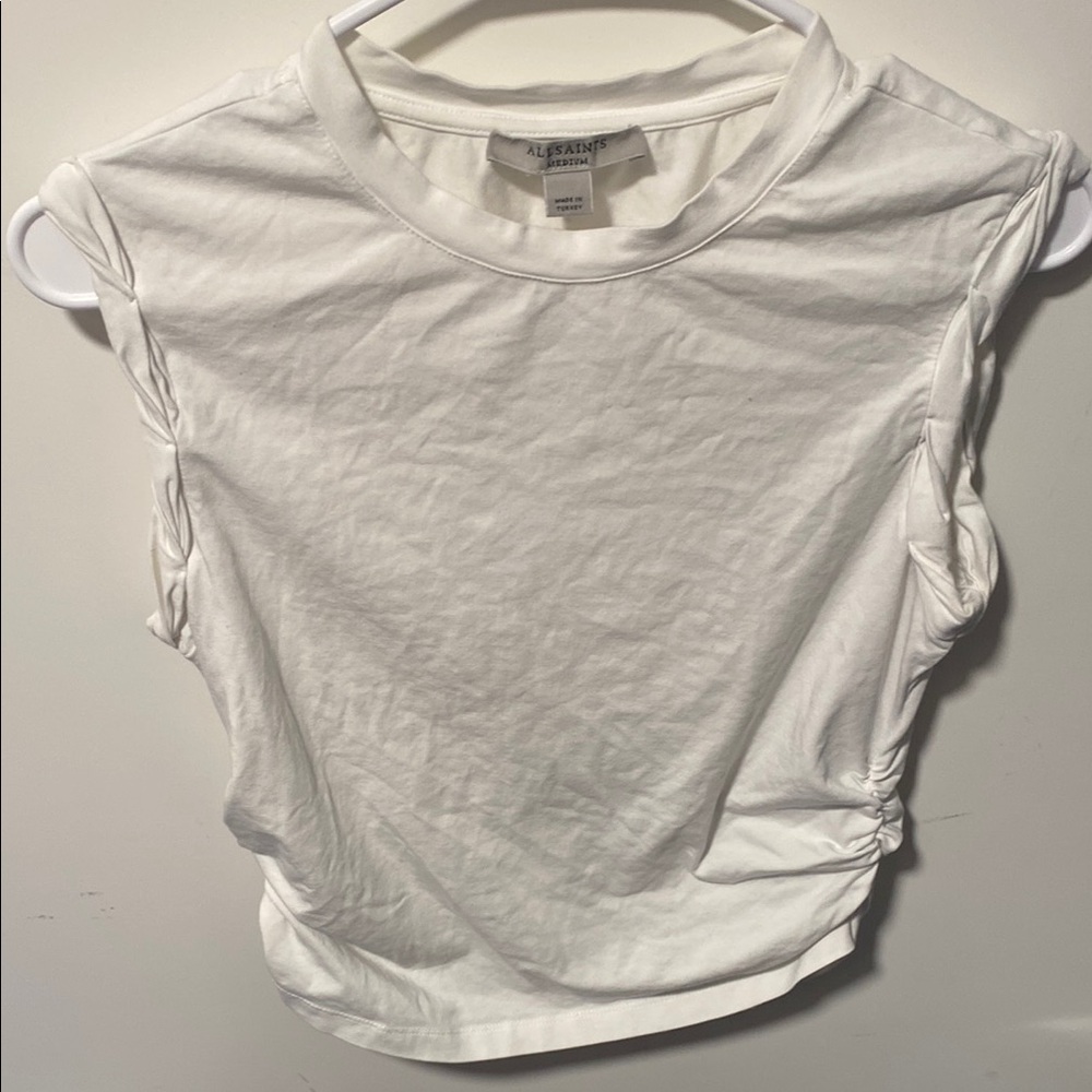 ALL SAINTS Women's White Sleeveless Top